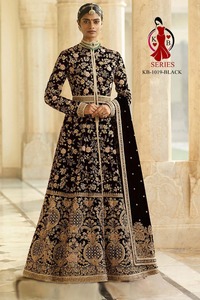 Robe de mariage indienne en broderie Exclusive, 2022, vêtement de fête - Product Image 3