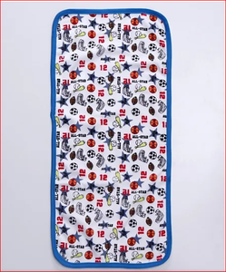 Bavoirs en coton biologique 100%, à motif Ultra doux, personnalisés pour bébés - Product Image 2