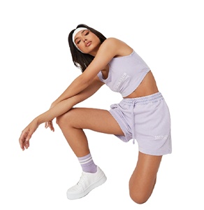 Pantalones cortos estampados para mujer, ropa de entrenamiento, conjunto de sujetador y pantalón corto, conjunto de Top corto para gimnasio, Fitness, ropa de Yoga personalizada, vendedor, novedad de 2022 - Product Image 1