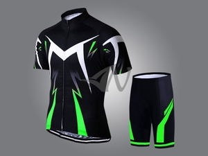 Tenue de cyclisme confortable et antibactérienne pour hommes, en polyester/coton, couleur et logo personnalisables - Product Image 2