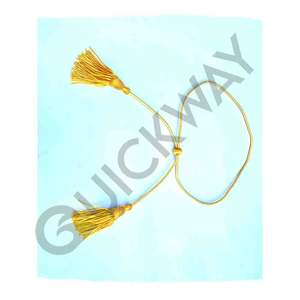 Cordón de cinctura personalizado de oro sólido, accesorio cómodo metálico y rayón para clérigos y clérigos - Product Image 6