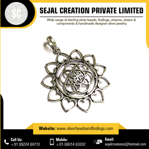 Cuentas colgantes y piezas de plata tribal de Ley 925 con acabado afilado con chapado en plata para regalo - Product Image 5