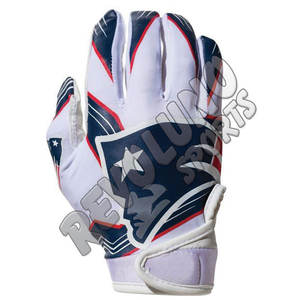Gants de football américain en silicone imprimés sur le dos Sticky Palm Vente directe d'usine Vente en gros Fabricant Fournisseur Pakistan - Product Image 1