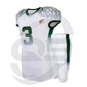Vente en gros d'uniformes de football américain personnalisés manches courtes respirantes taille plus avec sublimation - Product Image 5