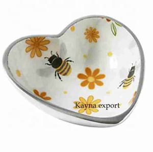 Cuenco de Metal decorativo de diseño moderno y caprichoso, cuenco de caramelo con acabado esmaltado más vendido, decoración, nuevo acabado, opciones al por mayor - Product Image 2