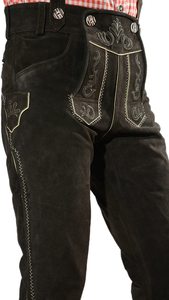 โลโก้ที่กำหนดเองสำหรับผู้ชายบาวาเรียนคลาสสิกที่กำหนดเองเยอรมัน Lederhosen ยาวสำหรับ Oktoberefest สำหรับผู้ชาย - Product Image 4