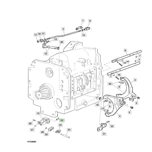 Goupille à ressort robuste pour tracteur 34M5724, goupille de retenue à ajustement précis pour équipements agricoles et applications mécaniques - Product Image 5