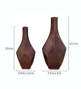 Copper Elegant Design Aluminum <b>Vase</b> Usage Home Hotel Restaurant Party New Year Occasions <b>Vintage</b> Modern Wholesale Manufacturer - Product Image 4