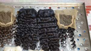 วิกผมมนุษย์สำหรับต่อผมมนุษย์ DHL มีสี613มีผิวสัมผัสที่แตกต่างกันทำจากผมดิบแบบอินเดีย - Product Image 5