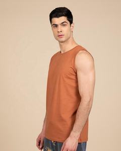 Fabricante de Camisetas de Cuello Redondo sin Mangas para Hombre, de Alta Calidad, Personalizadas, de Spandex/Algodón, Transpirables, Tallas Grandes - Product Image 2