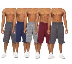 Shorts d'entraînement décontractés pour hommes 100 % coton, respirants, séchage rapide, personnalisables, pour basketball et plage, motif uni, toutes couleurs, tailles XS - Product Image 5