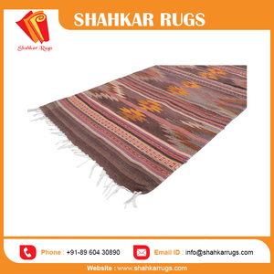 Dernière conception de tapis kilim écologiques en peluche pour la décoration intérieure au prix de gros tapis de sol avec motif chevron - Product Image 3