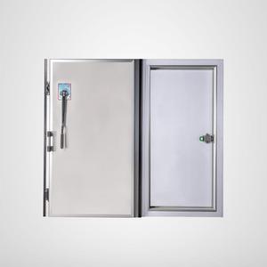 Puerta de Cámara Frigorífica de Doble Hoja Tipo Batiente con Aislamiento Térmico, Diseño Moderno, Construcción de Plástico y Acero para Almacén - Product Image 4