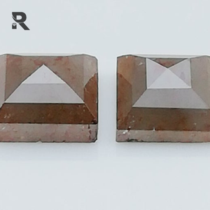 เพชรเหลี่ยมพีชทรงหลวมธรรมชาติ3.46 CT - Product Image 5