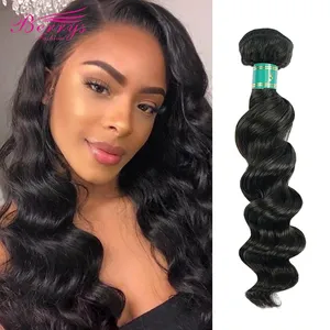 Berrys Fashion Virgin Human Hair Extensions Loose wave Bundles Double Weft No Shedding No Tangling Taking Colors Well