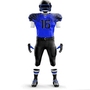 ชุดทีมฟุตบอลของเยาวชนและผู้ใหญ่เสื้อเจอร์ซีย์อเมริกันฟุตบอลดีไซน์สวย - Product Image 2