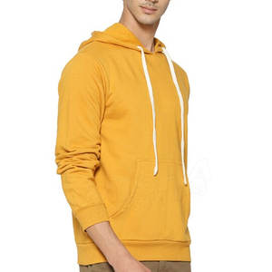 Vente en gros de nouveaux pulls à capuche élégants MISHA SPORTS FITNESS pour hommes, motif solide, tissu tricoté en coton/polyester, respirant, printemps - Product Image 2