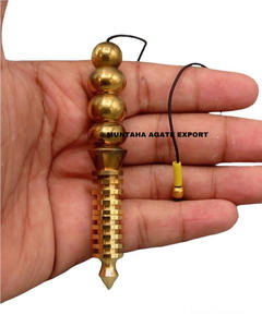 Péndulo de Radiestesia de Piedras Preciosas Pulido, Venta al por Mayor, Curación Reiki, Péndulos Portátiles de Primera Calidad en Venta - Product Image 2