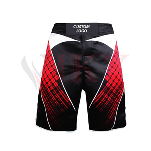 Pantalones cortos de poliéster Muay Thai MMA de alta calidad hechos a medida Unisex cómodos pantalones cortos de lucha BJJ Wrestling diseño personalizado marcial - Product Image 1