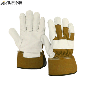 Los guantes de seguridad Canadian Rigger más vendidos, cuero de cabra granulado, a prueba de fuego, antivibración, Alpine Industries AG-40184 - Product Image 4