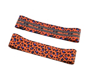 Lot de 3 bandes de résistance en tissu pour exercices, avec votre propre logo, pour femmes, vente en gros OEM - Product Image 3