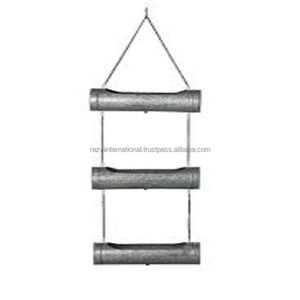 Metal Galvanized Wall Hanging 3-<b>Tier</b> Eco-Friendly Durable <b>Planter</b> for Outdoor/Indoor Use - Product Image 1
