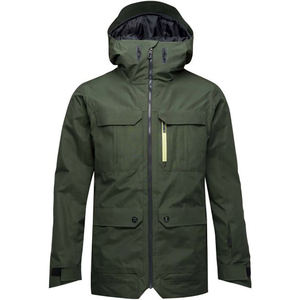 <b>Men's</b> Warm Soft Shell Jacket for Winter Breathable <b>Fleece</b> and Polyester Stand Collar Outdoor Wear - Product Image 1