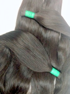 Cabello Humano Remy Virgen Premium 100% Natural Sin Procesar a Granel para Extensiones Grado 7A y 8A Longitudes de 20\", 28\" y 30\" Liso - Product Image 4