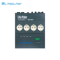 Liteputer - Paquete de 4 Canales de Atenuación de 30A con Control DMX512 para Luces de Escenario, AC100-240V, 1 Año de Garantía