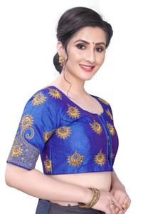 Muy atractivo diseñador de las mujeres indias bordado piedra trabajo Tops listo blusas fiesta desgaste boda última señoras desgaste blusa ropa - Product Image 5