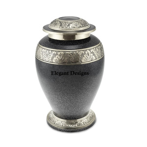 Urna de cremación con diseño de urna superventas, urna negra hecha a mano al por mayor, respetuosa con el medio ambiente, bonita urna de cremación Vintage de alta calidad - Product Image 1