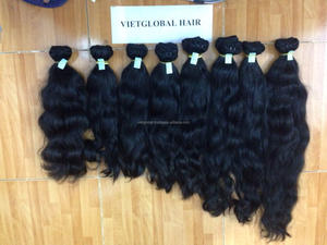 Hermosos paquetes de cabello Remy camboyano, vendedores de cabello humano alineados con cutícula rizada cruda - Product Image 2