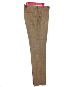 Ensemble de costumes en <span class=keywords><strong>tweed</strong></span> à chevrons, ensemble de costumes pour hommes en 3 pièces, blazers marrons pour hommes - Product Image 5
