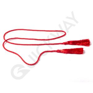 Cordon de fanion de fabrication pakistanaise sur mesure en gros, meilleur cordon de fanion de couleur rouge unie - Product Image 1