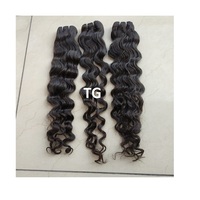 Harga Grosir Langsung India 24'' Loose Body Wave Bundle Double Machine Weft Single Donor Raw Indian Temple Remy Hair Extensions