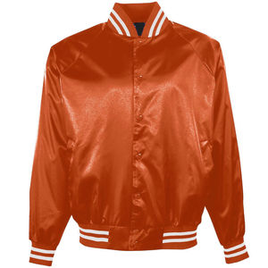 Light <b>Weight</b> Comfortable Satin Varsity Jacket Design Your Own Logo Eco-Friendly Reversible Breathable Vintage Style Autumn - Product Image 1