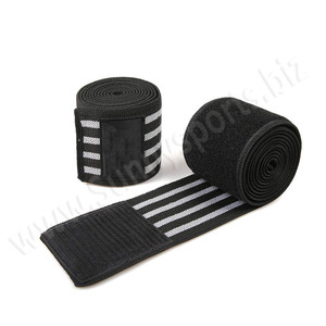 Weight Lifting Knee Wraps Gym Straps Guard Bandage Red Weightlifting Knee Strap Wraps - Product Image 6