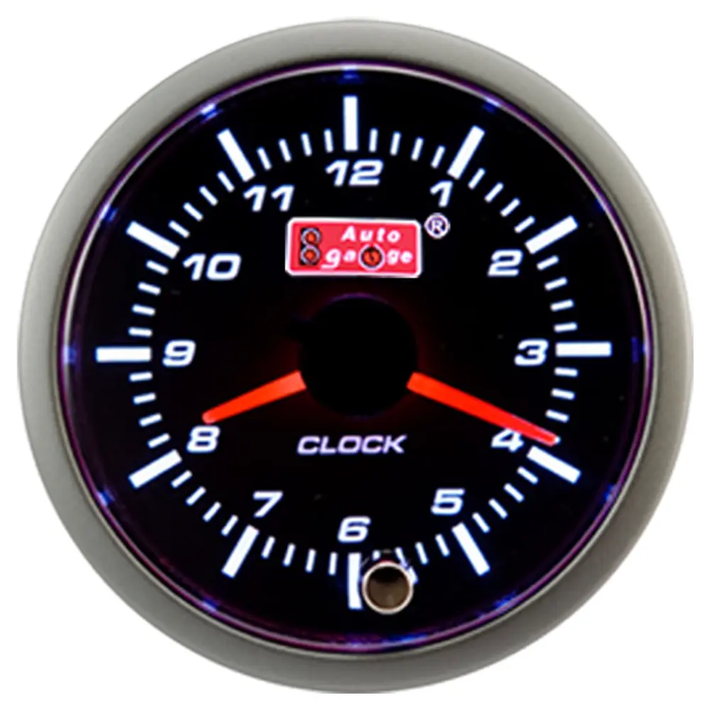 Performance Meter Black Face Led Light Display Auto Digital Clock Meter Electrical 52mm Clock