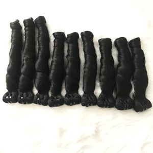 Extensiones de cabello humano virgen NATURAL, nuevo estilo, súper doble mechones, Onda Media suelta, cutícula alineada - Product Image 4