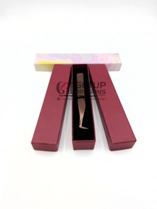 แหนบต่อขนตาพลาสม่าสีโรสโกลด์พร้อมโลโก้ของคุณเอง - Product Image 4