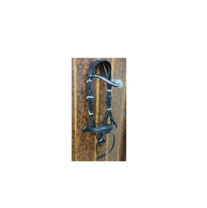 Brida de salto decorativa de lujo Horse Comfort Brida de salto de equitación acolchada de cuero duradero - Product Image 2