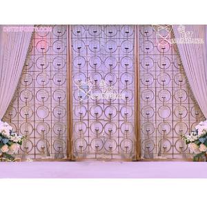 Stylish Candle Wall Backdrop Wedding Stage Classy Candle Light Theme Backdrop Unique Wedding Party Themes Candle Backdrop - Product Image 1