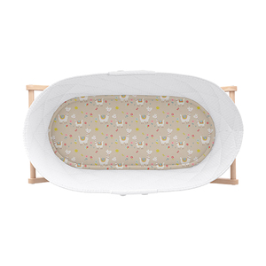 การออกแบบที่กำหนดเองผ้าฝ้ายอินทรีย์เด็กBassinetแผ่น - Product Image 1