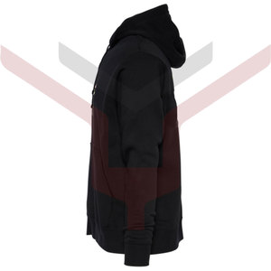 No <b>Zip</b> <b>Hooded</b> Sweatshirts Wholesale Custom Made Kangaroo Pocket Crew Neck Flat Drawstring Ribbed Cuffs Hoodies - Product Image 2