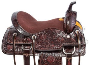 Conjunto de Silla de Montar Inglesa de Cuero Genuino Premium, Duradera, para Equitación, Carreras de Barriles, Estilo Western, Personalizable, Colores Surtidos - Product Image 4