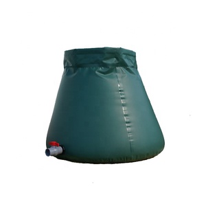 Réservoir de stockage d'eau en PVC, bâche Flexible, vert de l'armée, vente en gros, offre spéciale, - Product Image 1