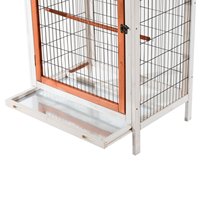 Bois Oiseau Canari Perroquet Volière Cage avec Nichoir