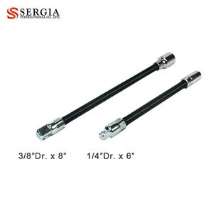 เครื่องมือไฟฟ้าไต้หวัน1/4 "& 3/8" Flex แท่งขยายแรงกระแทกที่มีความยืดหยุ่นตัวยึดเพลา - Product Image 2