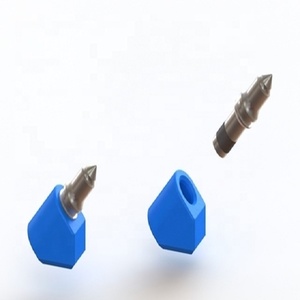 Blue Hexagonal Earbud Tips with Metal Nozzle for Earphones Ashok Industries for 50 Ton Excavators - Product Image 1
