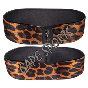 OEM tùy chỉnh của phụ nữ tập thể dục vòng lặp ban nhạc Nâu Cheetah Yoga tập thể dục chân glutes chiến lợi phẩm hip vải kháng bán buôn - Product Image 1